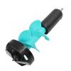 KIMISS Ice Auger Drill Adapter with Handle, 6in Auger Kit Incisive Blades Impact Ice Drill Auger with Positioner for Fishing Professional Accessories view 4