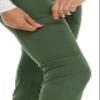 MediChic Womens Scrub Jogger Pants  6 Pockets, 4-Way Stretch, Ribbed Waist, Easy-Care Medical Workwear Olive view 4