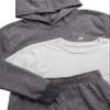 RBX Boys Sweatpants Set - 3 Piece Fleece Pullover Boys Hoodies Athletic Shirt and Kids Sweatpants Activewear Set (2T-12), Size 8, Tornado Heather view 3