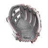Wilson Fall 2024 A2000 FP50SS 12.25 Outfield Fastpitch Glove - Left Hand Throw, White/Rose Gold/Grey view 3