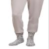 Barefoot Dreams CozyChic Heathered Socks, Olive Branch-White, Small/Medium view 3