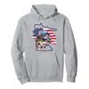 Minnesota Pro Bass Fishing Graphic MN State Fishing Pullover Hoodie view 1