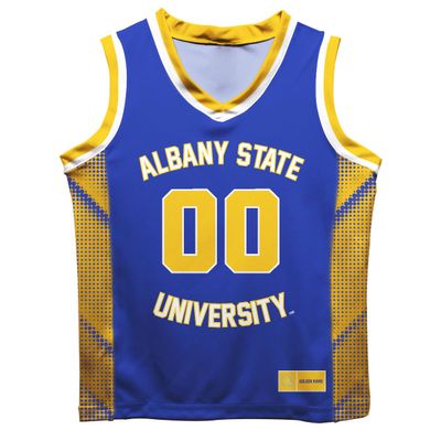 Albany State Rams ASU Game Day Blue Boys Fashion Basketball Jersey