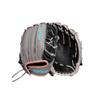 Wilson Fall 2024 A2000 MA14 12.25 Fastpitch Pitchers Glove - Right Hand Throw, Grey/Rose Gold/Teal view 1