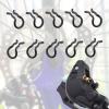 Aosekaa 10 Pieces Fixing Snap Spring Clips Brake Pad Cotter Pin Calipers, Bike Components Spare Parts Retaining Spring Clips, Black view 2