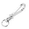 Buckleguy.com C5462 Nickel Plate, Fish Hook Key Chain, Solid Brass-LL view 4