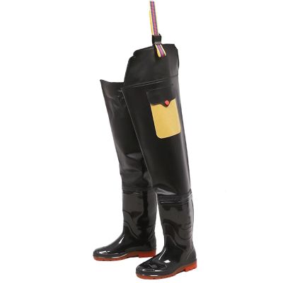 EMCXXCJQ Hip Waders for Men Waterproof Hip Boots for Fishing Lightweight Thickened Anti Slip Oxford Sole High 33.4"(10)