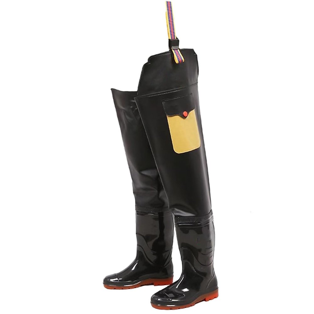 EMCXXCJQ Hip Waders for Men Waterproof Hip Boots for Fishing Lightweight Thickened Anti Slip Oxford Sole High 33.4"(10)