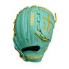 Wilson Fall 2024 A2000 B23 12 Pitchers Baseball Glove - Right Hand Throw, Seafoam/Yellow Gold view 2