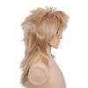 Gvhntk 70s 80s Mullet Wig Halloween Costumes Party Wig Long Blonde Glam Punk Rock Heavy Metal Rocker Cosplay Wigs Disco Rocking Unisex 1980s Fancy Party Accessory view 3