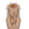 Gvhntk 70s 80s Mullet Wig Halloween Costumes Party Wig Long Blonde Glam Punk Rock Heavy Metal Rocker Cosplay Wigs Disco Rocking Unisex 1980s Fancy Party Accessory view 4