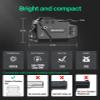 Gmconn 800 Lumens Pistol Light and Green Red Blue Laser Combo, Tactical Flashlight with Beam for Pistol with Rail (Blue Laser) view 2