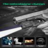 Gmconn 800 Lumens Pistol Light and Green Red Blue Laser Combo, Tactical Flashlight with Beam for Pistol with Rail (Blue Laser) view 3