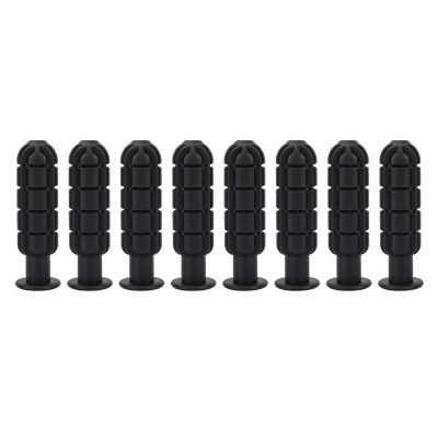 equlup Table Soccer Handle Grip, 8pcs Table Soccer Part Replacment Kids Children Football Plastic Handle Grip Rod Handles Stick for Desktop Soccer Tabletop