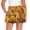 HELLHERO Highland Cow Shorts for Girls Size 13-14 Kids Active Athletic Shorts High Waisted Running Shorts with Liner School Dance Yoga Skirts Hiking Cycling Travel Holiday Sports Swim view 2