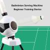 Kindevieft Badminton Serve Machine, Automatic Badminton Pitching Machine, Adjustable Shuttlecock Launcher, Portable Shuttlecock Robot Training Machine for Indoor Outdoor view 2
