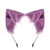 QinRuan Cat Ears and Wolf Fox Animal Tail Cosplay Costume Faux Fur Hair Clip Headdress Halloween Leather Neck Chocker Set view 2