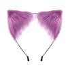 QinRuan Cat Ears and Wolf Fox Animal Tail Cosplay Costume Faux Fur Hair Clip Headdress Halloween Leather Neck Chocker Set view 3