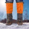 equlup 1 Pair Snow Legging Gaiters, Climbing Hunting Snow Legging Gaiters 15.7x7.9x4.3in Outdoor Hiking Walking Gaiters for Adult (Orange) view 4