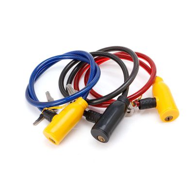 8x640MM Cycling Cable Anti-Theft Bike Scooter Safety Lock with 2 Keys