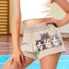HELLHERO Cute Cat Shorts for Girls 3-4 Toddler Kids Summer Shorts Active Athletic Shrots Workout Gym Shorts Skorts Dance Cheer Skirts with Liner for Running Hiking Cycling Fitness view 3