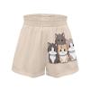 HELLHERO Cute Cat Shorts for Girls 3-4 Toddler Kids Summer Shorts Active Athletic Shrots Workout Gym Shorts Skorts Dance Cheer Skirts with Liner for Running Hiking Cycling Fitness view 4