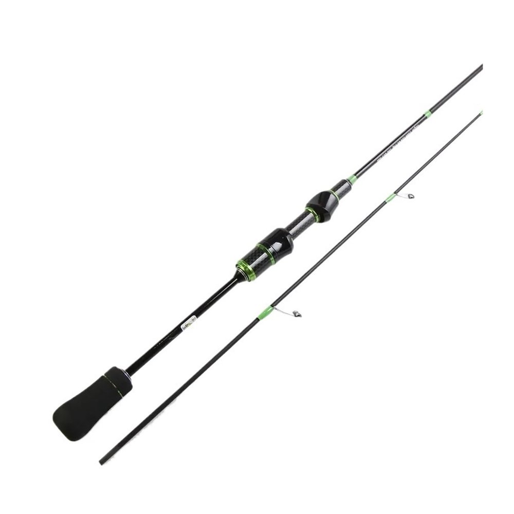 WANGHAI2024M Portable Fishing Rods Carbon Fiber Ultra Light Fishing Rod Fishing Pole Solid Tip Bait 2-8g Line 2-6LB Lure Fishing Rods Telescopic Fishing Pole(1.8m)