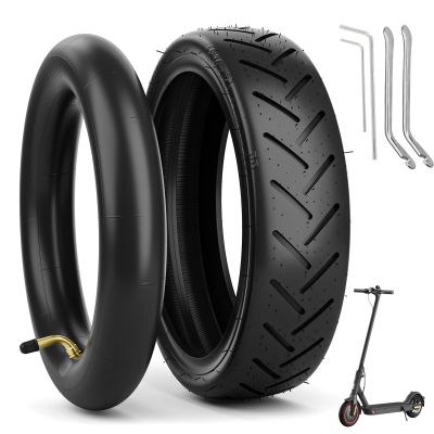 Cooryda 8.5'' Tire&Tube,8 1/22 Electric Scooter Tire Replacement Wheels for Gotrax Gxl V2/Xiaomi M365,8.5x2 Spare Wheel Tires for Front/Rear Replacement Tires Butyl Rubber Curved Valve(Inner+Outer)