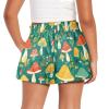 HELLHERO Mushroom Shorts for Girls Size 11-12 Years Old Kids Running Shorts Teen Toddler Dance Cheer Skirts Active Athletic Workout Gym Shorts for School Holiday Swim Beach Tennis view 2