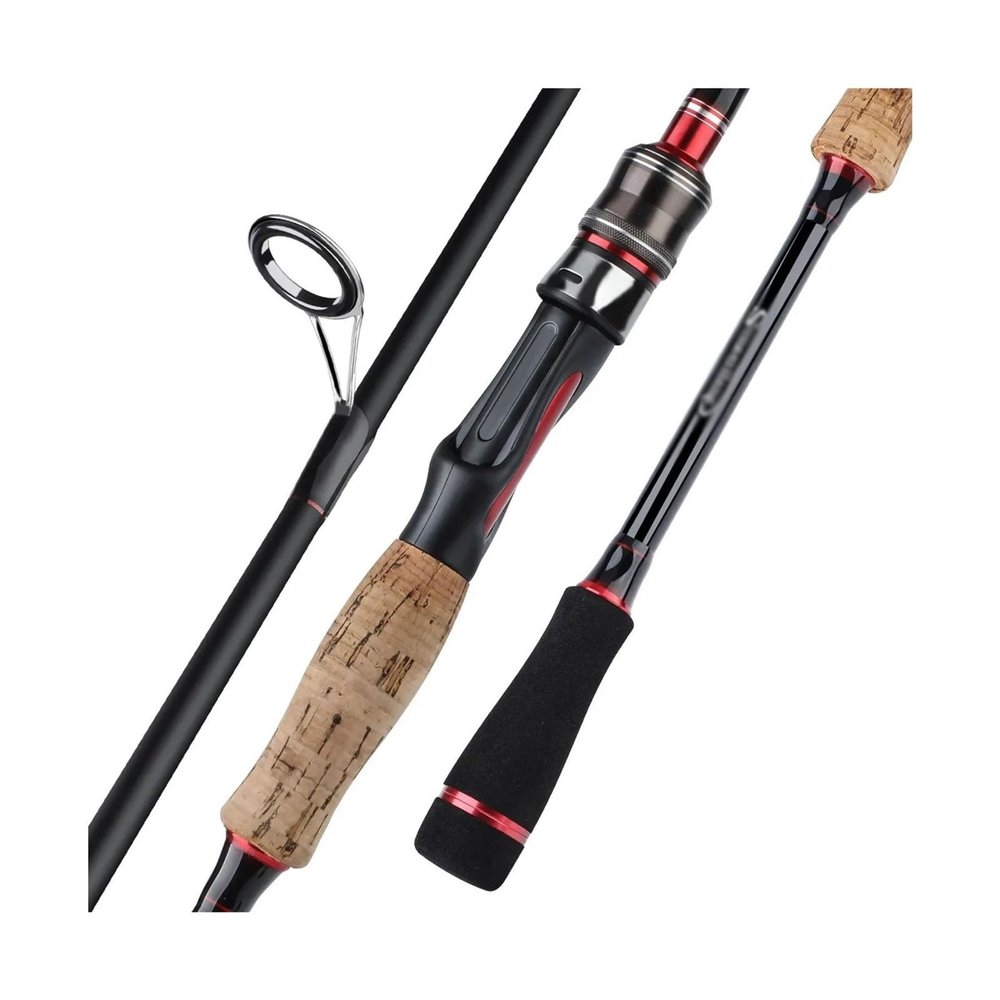 WANGHAI2024M Portable Fishing Rods Fishing Rod 1.8-2.1m 2 Sections Casting Jigging Rod Powerful Titanium Tip Rubber Tail Octopus Boat Rod Telescopic Fishing Pole(2..1m)