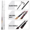 WANGHAI2024M Portable Fishing Rods Fishing Rod 1.8-2.1m 2 Sections Casting Jigging Rod Powerful Titanium Tip Rubber Tail Octopus Boat Rod Telescopic Fishing Pole(2..1m) view 3