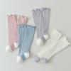 Apone Fatu Baby Wool Non-Slip Grip Socks, Winter Warm Knee-High Stockings for Girls Boys Newborn (US, Age, 6 Months, 12 Months, 4Pairs Stockings) view 3
