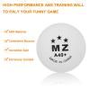 meizhouer White Ping Pong Balls: 50 Pack 3 Star Table Tennis Balls for Indoor Training Home Beer Party Pool Game Cat Dog Toys (Pack of 50 - White) view 3