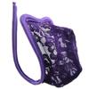 DPROMOT Mens Lace C String G Lingerie Sexy Underwears T Back Half Thongs Ultra-thin Bikini Thong Bulge Pouch U Convex G-strings (US, Alpha, One Size, Regular, Regular, Purple) view 1