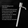 Hand Crank, Manual fuel delivery pump, stainless steel liquid delivery barrel pump oil suction pump, suitable for sending, diesel, lubricating oil and other barrel pump tools view 3