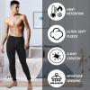 Casuallined 2 Pack Thermal Men Long Underwear Pants Winter Warm Fleece Lined Underwear Bottom Cold Weather Base Layer Legging (Black,X-Large) view 4