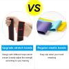 PATIKIL Exercise Bands, 35.4 Inch 2 Pcs Yoga Stretching Strap Latin Elastic Bands for Physical Dance Stretch Pilates Resistance Bands for Working Out, Blue/Black view 4