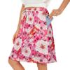 Zando Flower Skirt Shorts for Women Skorts for Women Casual Summer Athletic Rip Skirt Hawaii Skorts With Pockets Pink Flower Large view 2