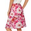 Zando Flower Skirt Shorts for Women Skorts for Women Casual Summer Athletic Rip Skirt Hawaii Skorts With Pockets Pink Flower Large view 4