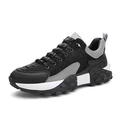 Legou Thick-Soled Shoes Men's Comfortable Running Low-top Breathable Sneakers Beige 8