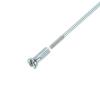 USZIJIE 36pcs 14G J Bend Fit for Bicycle Steel Spokes 183mm 172mm 146mm 137mm 133mm 128mm 125mm 115mm 113mm Cycle Spokes with Nipples(36pcs-133mm) view 3