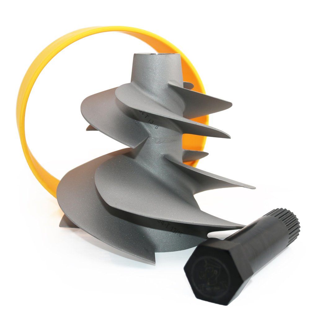 CAPTAIN Twin Impeller Replace for Solas SX4-TP-13/16, fit Sea-Doo Personal Watercraft (PWC) RXP-X 300, RXT-X 300, GTX Limited 300 (2016-new) Jet Ski Impellers with Wear Ring and Wrench