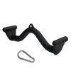 BLUSLM Lat Pull Down Bar T bar Row AttachmentV Bar Tricep Lat Pulldown Attachments, Back Strength Training Bar for Home Gym Exercise Cable Machine Attachments (Black 03) view 1