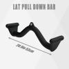 BLUSLM Lat Pull Down Bar T bar Row AttachmentV Bar Tricep Lat Pulldown Attachments, Back Strength Training Bar for Home Gym Exercise Cable Machine Attachments (Black 03) view 2