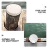 HANABASS 6pcs PVC Dock Piling Caps Piling for Wooden Pegs Easy Installation Fit for Dock Bumpers and Post Caps view 4