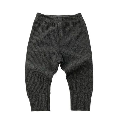 Auro Mesa Baby Unisex Baby 0-48 Months Solid Baby Sweatpants Crawling Flexy Pants Leggings Grey