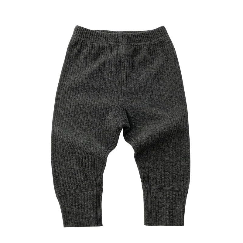 Auro Mesa Baby Unisex Baby 0-48 Months Solid Baby Sweatpants Crawling Flexy Pants Leggings Grey