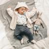 Auro Mesa Baby Unisex Baby 0-48 Months Solid Baby Sweatpants Crawling Flexy Pants Leggings Grey view 2