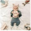 Auro Mesa Baby Unisex Baby 0-48 Months Solid Baby Sweatpants Crawling Flexy Pants Leggings Grey view 4
