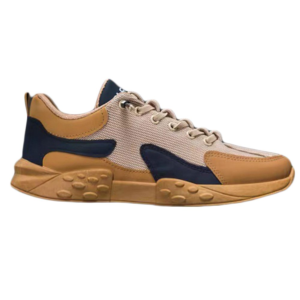 Legou Thick-Soled Shoes Men's Comfortable Running Low-top Breathable Sneakers Coffee 8